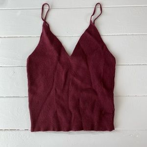 Maroon LA Hearts tank top